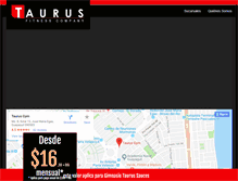 Tablet Screenshot of gimnasiotaurus.com